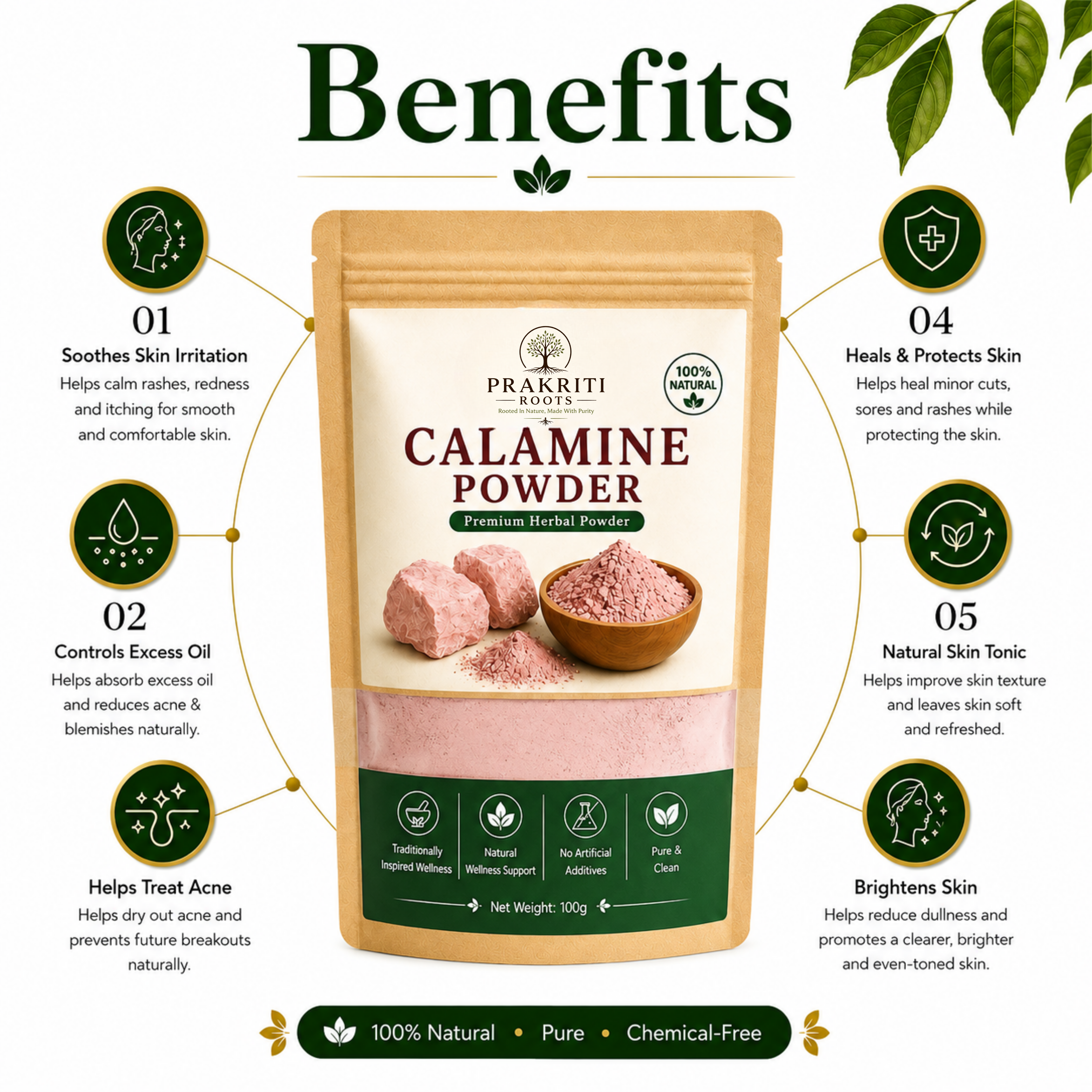 Herbal Calamine Clay Powder