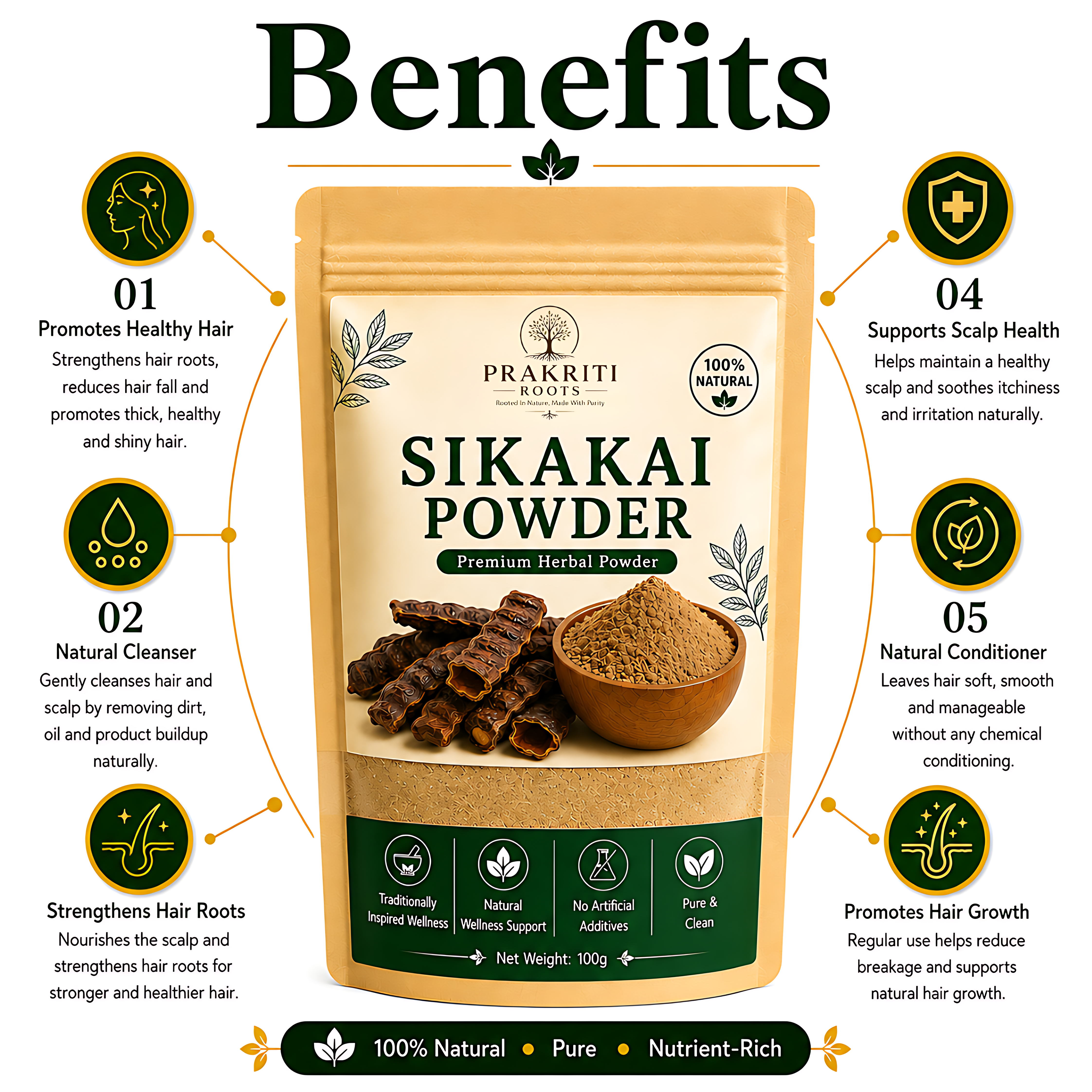 Herbal Shikakai Powder