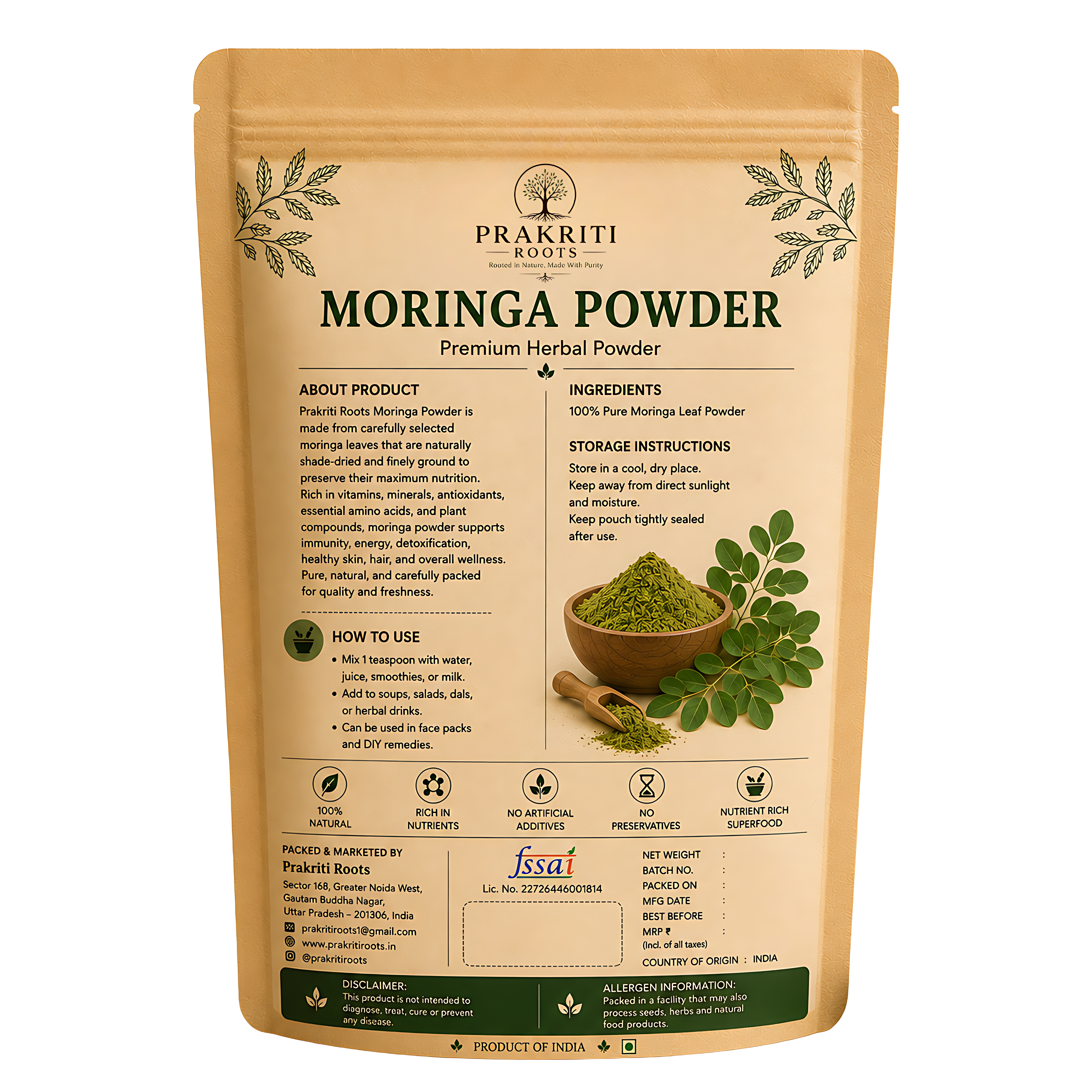Herbal Moringa Powder