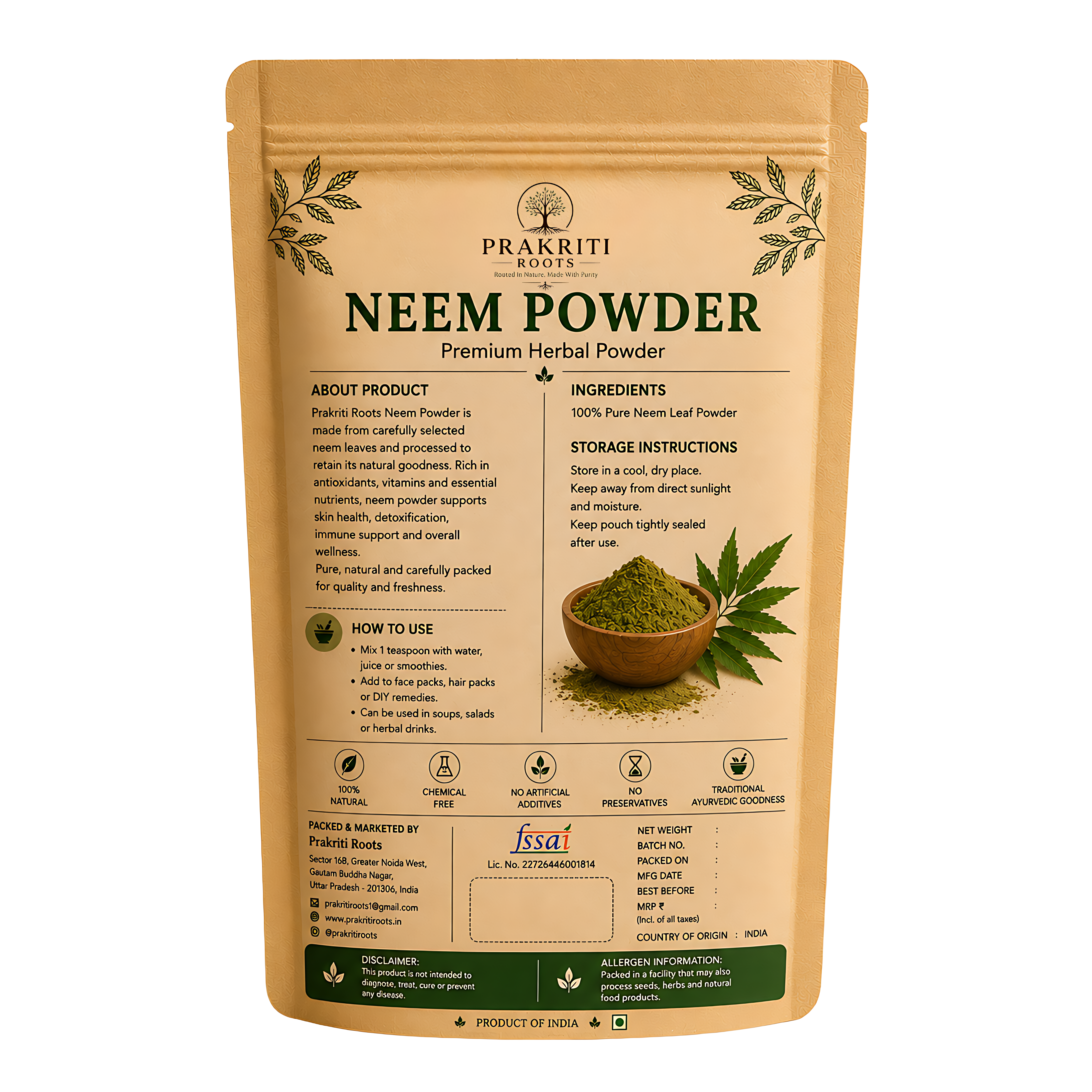 Herbal Neem Powder