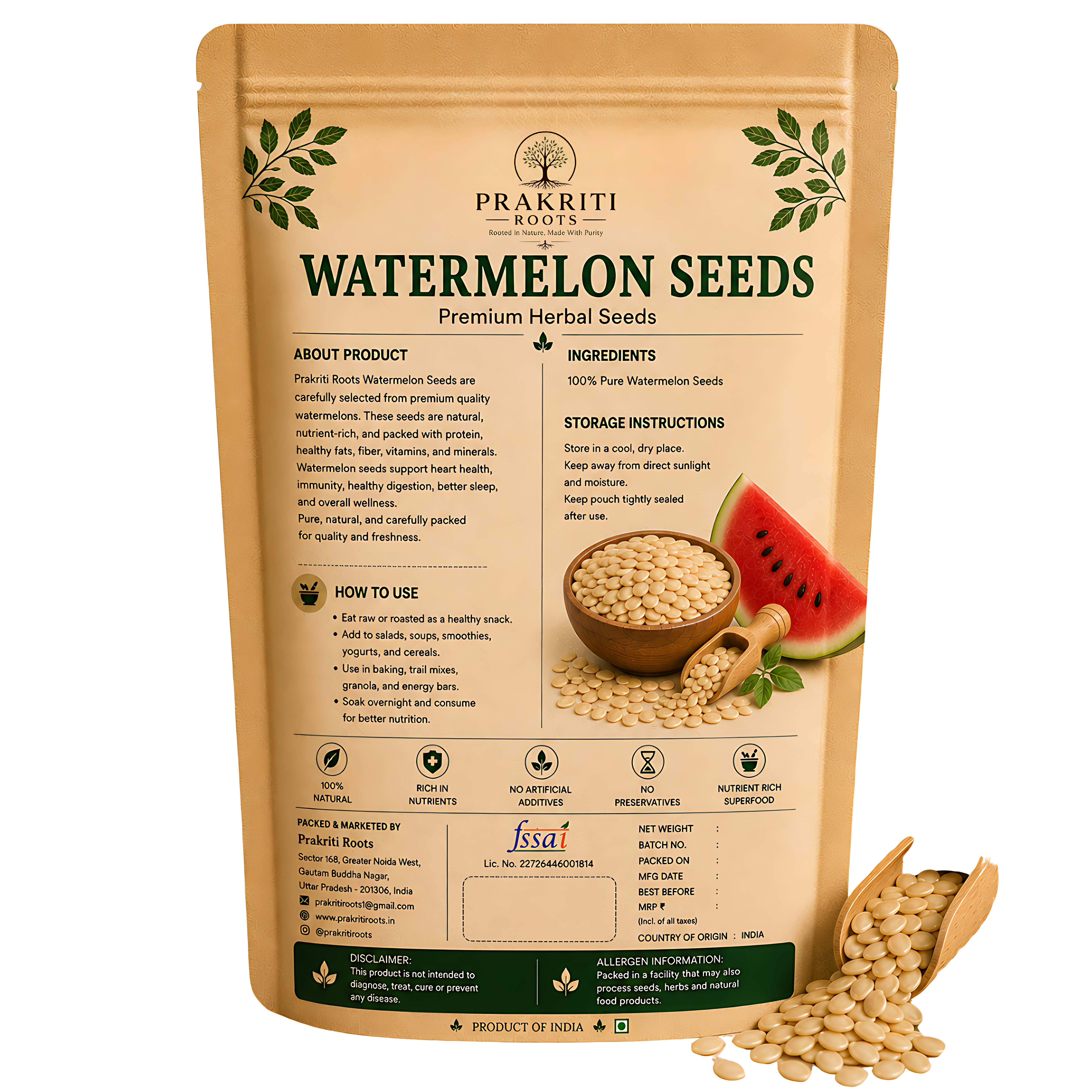 Natural Watermelon Seeds
