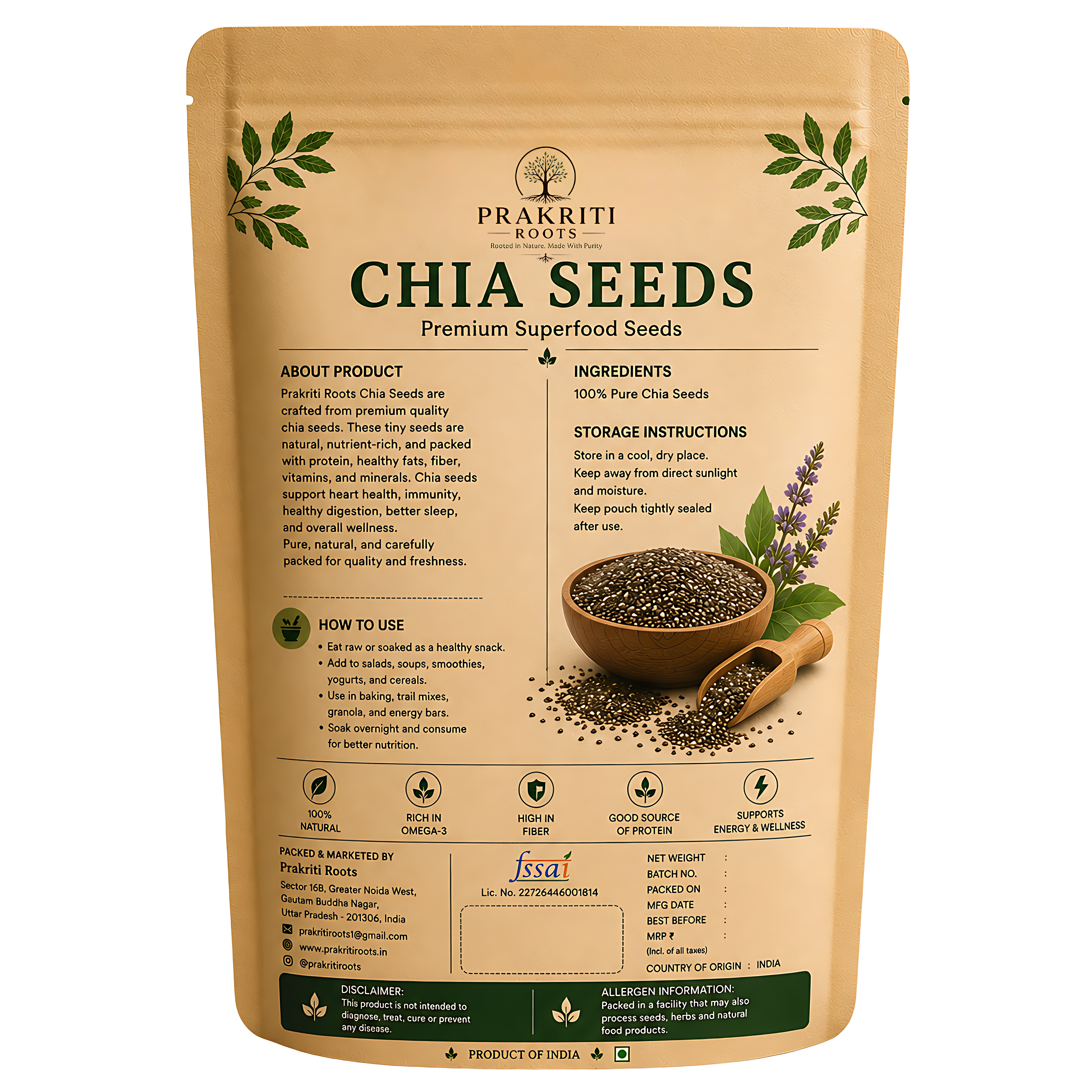 Natural Chia Seeds