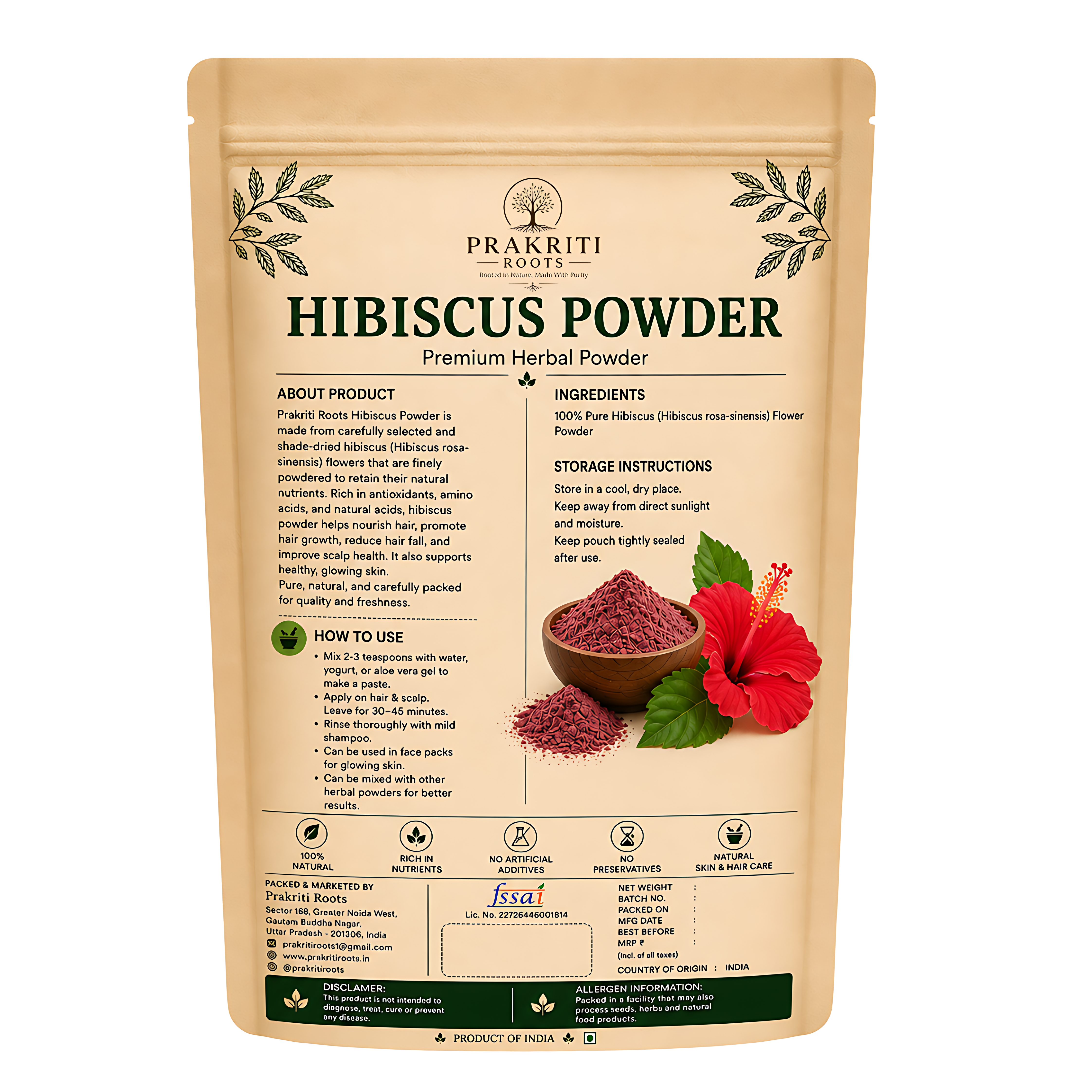 Herbal Hibiscus Powder