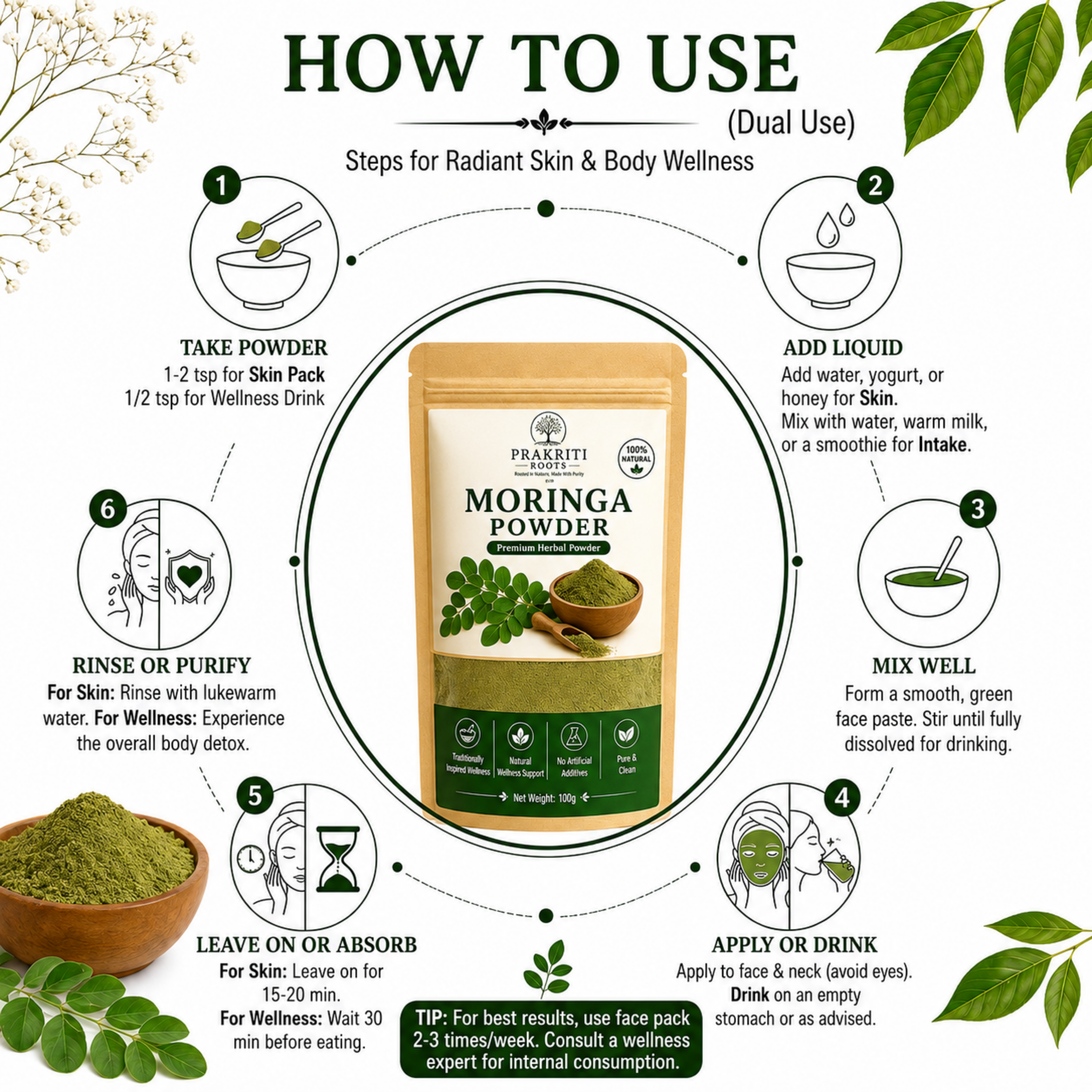 Herbal Moringa Powder