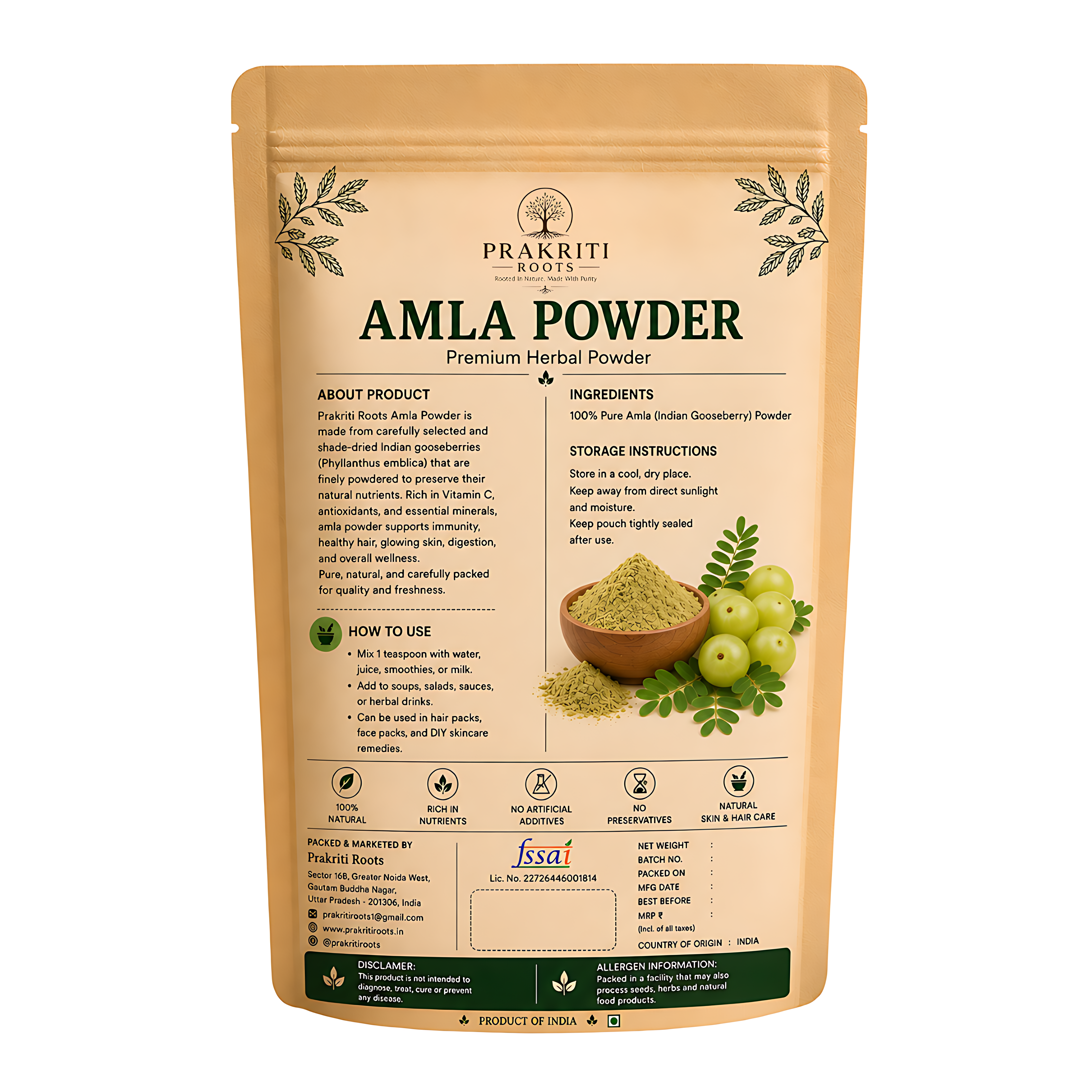 Herbal Amla Powder