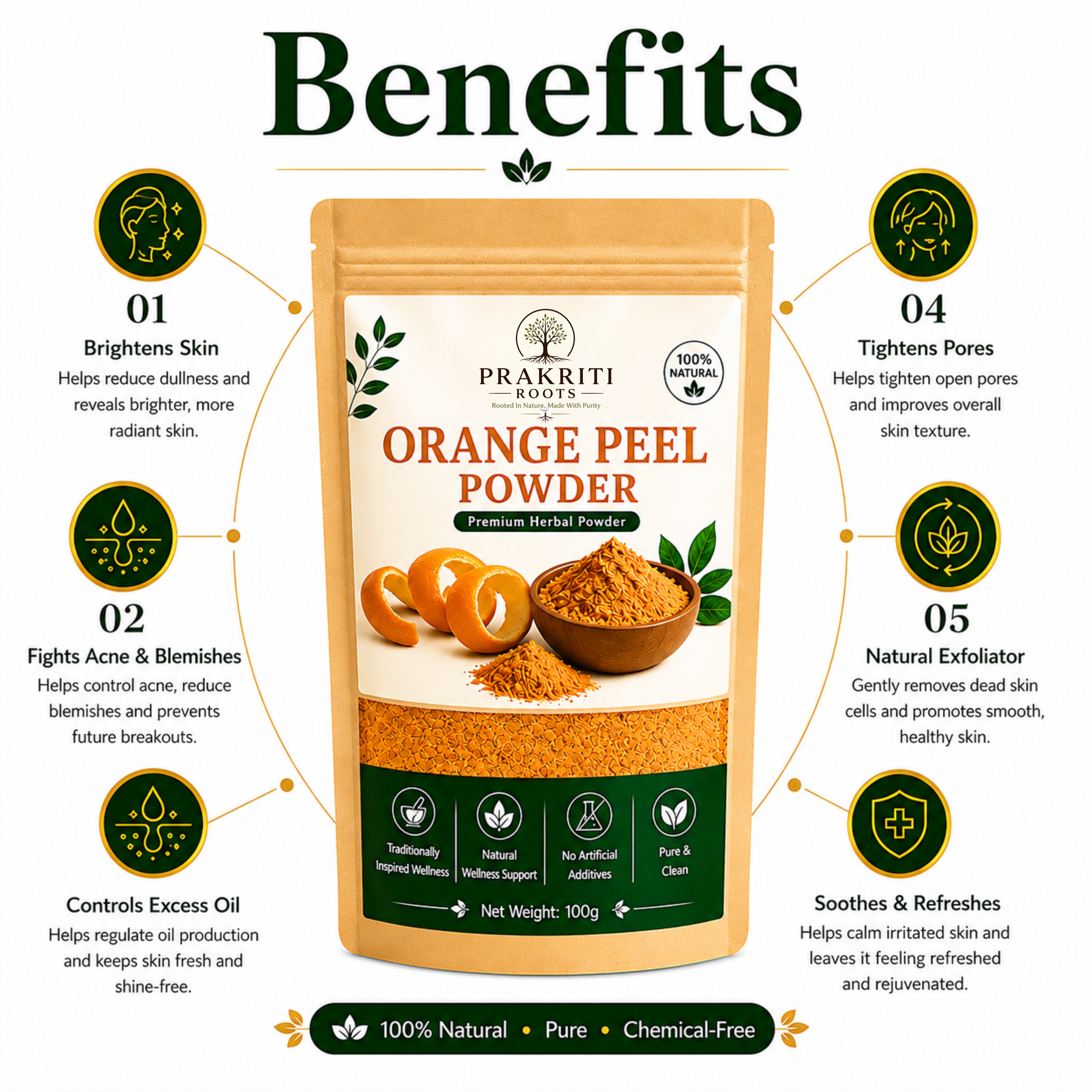 Herbal Orange Peel Powder