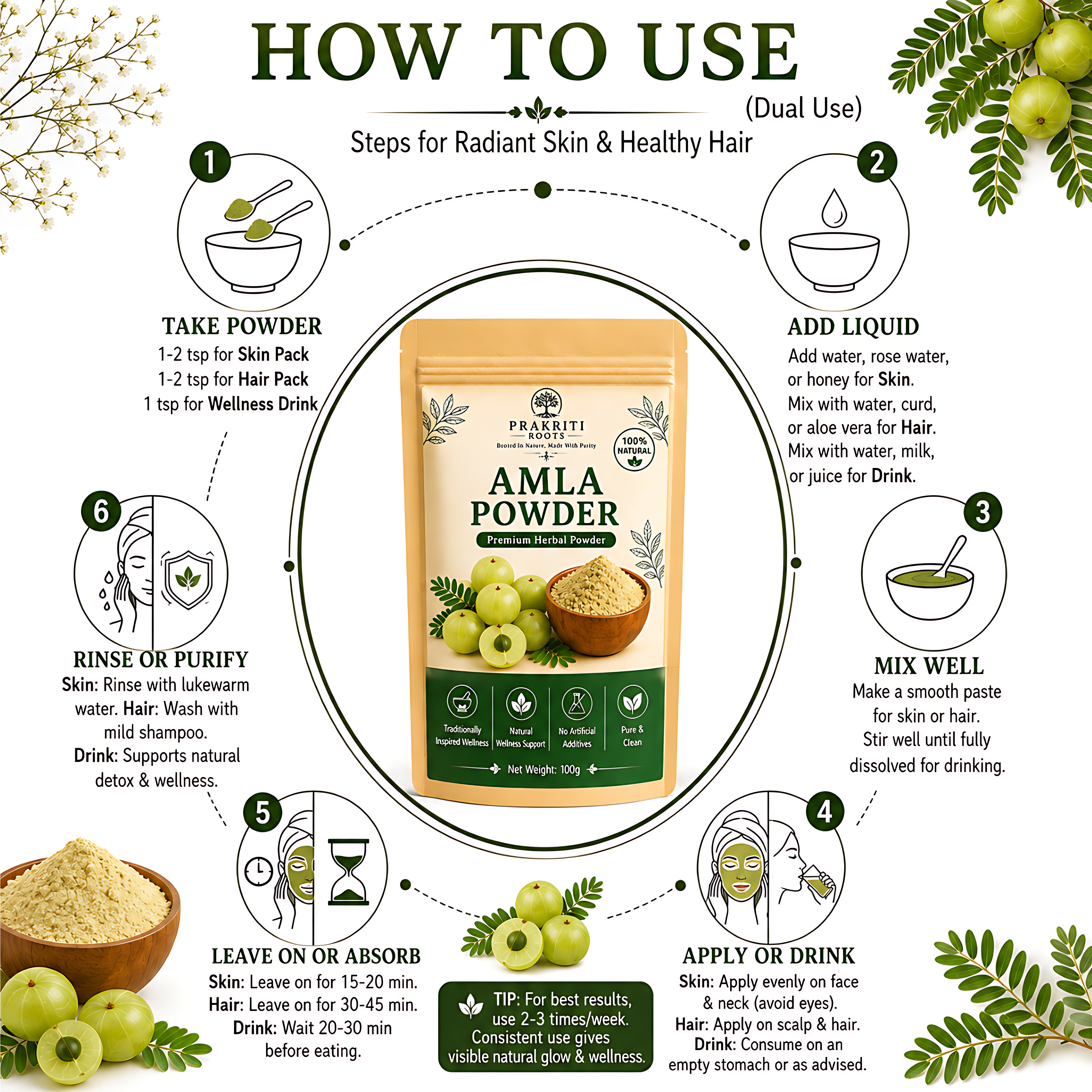 Herbal Amla Powder