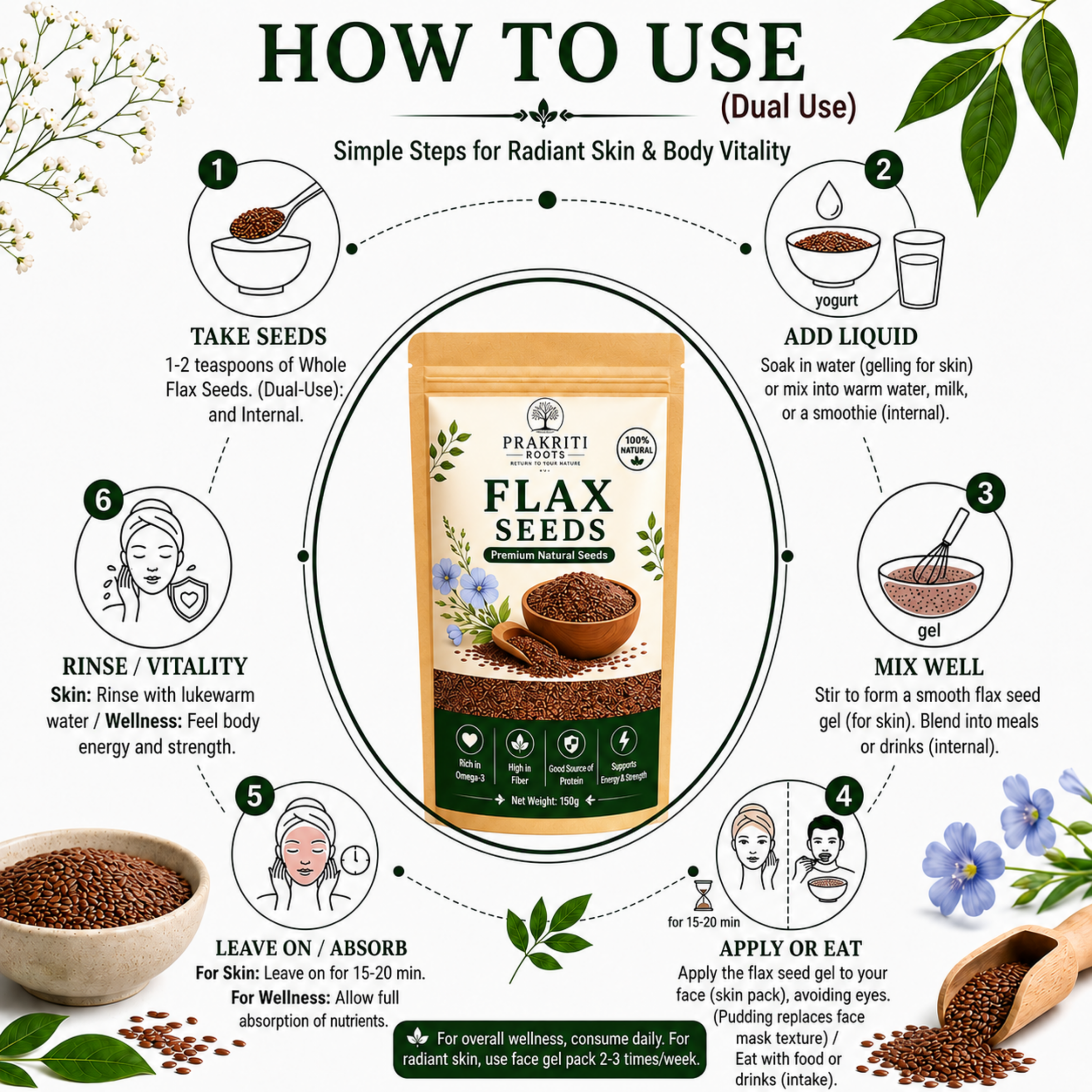 Natural Flax Seeds