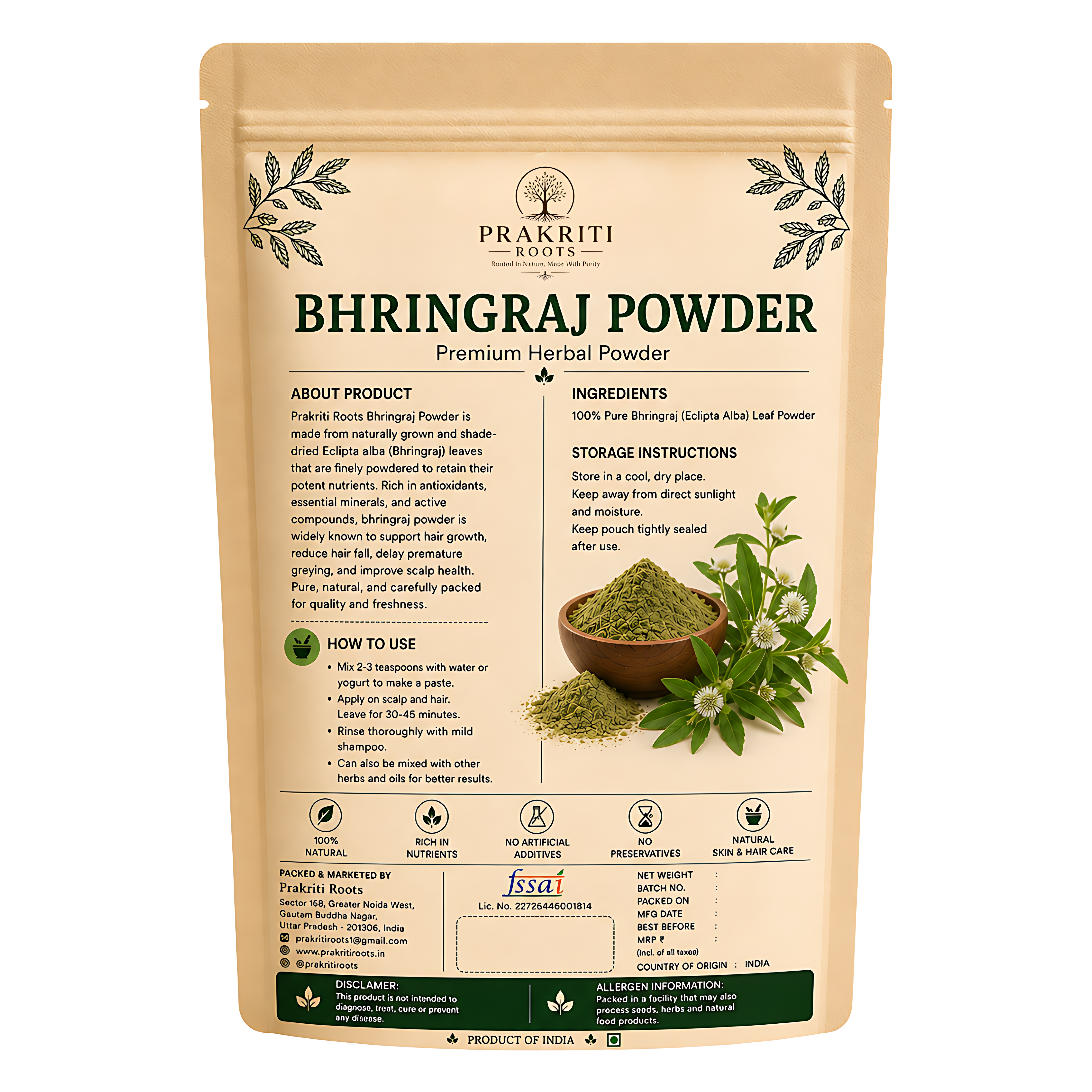 Herbal Bhringraj Powder