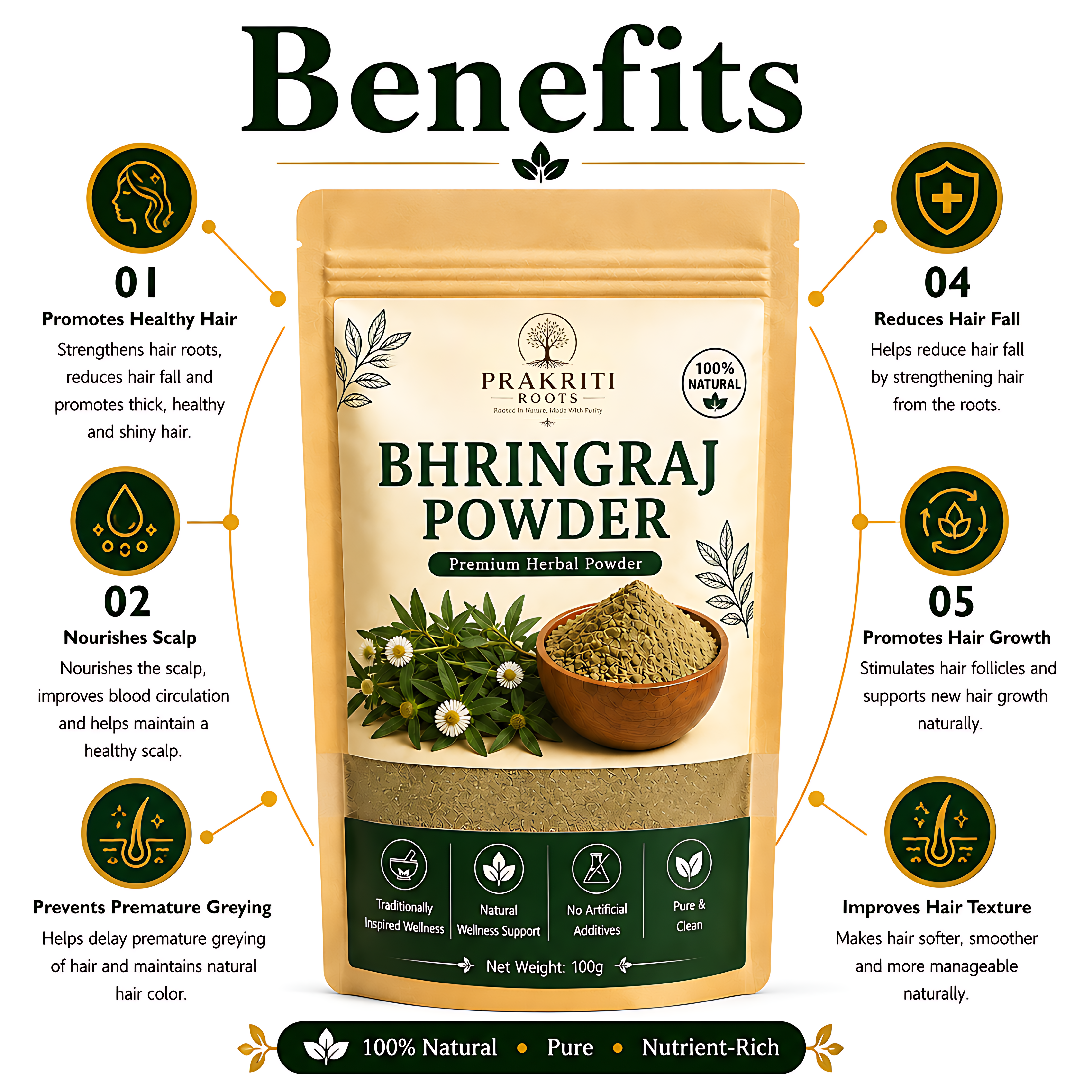 Herbal Bhringraj Powder