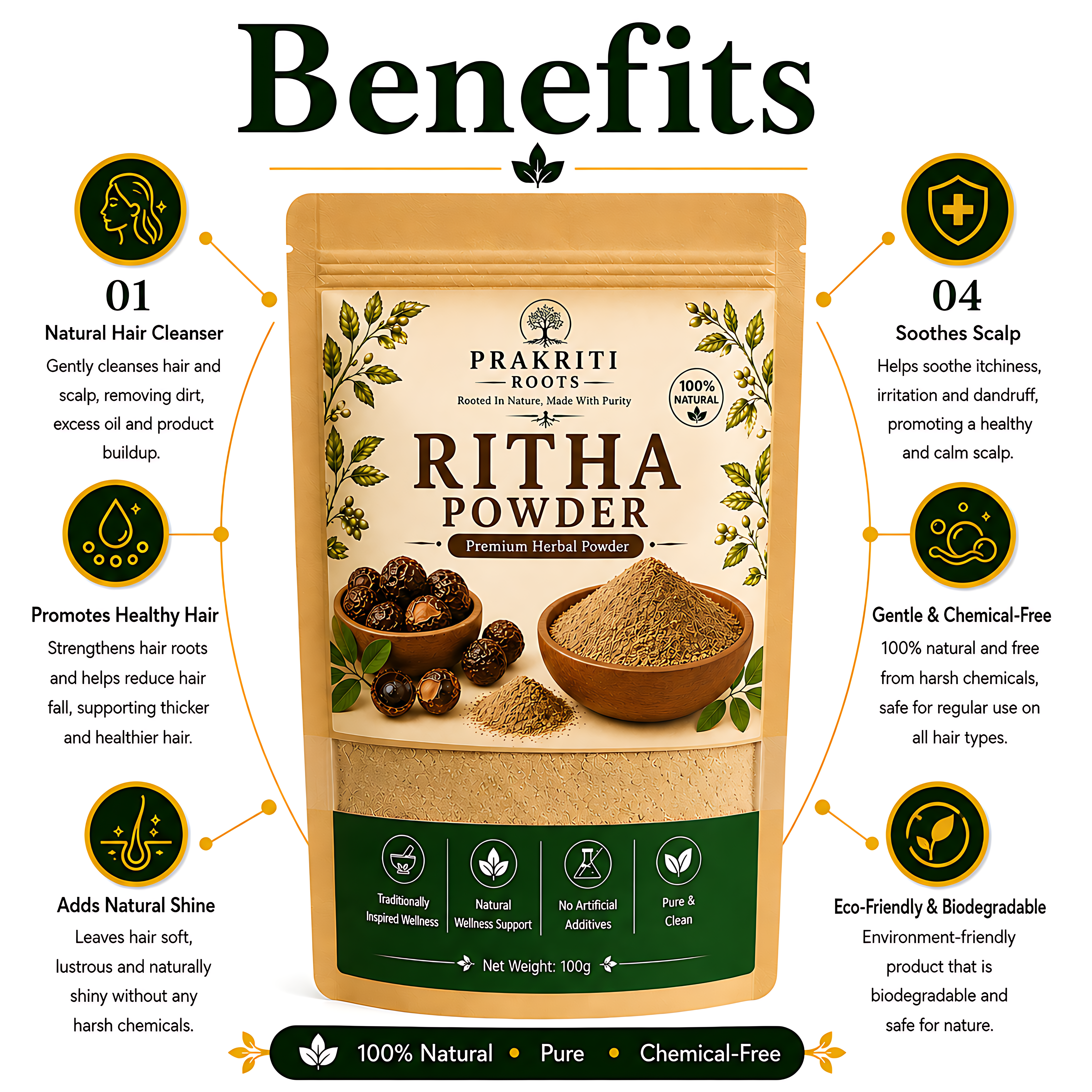 Herbal Ritha Powder